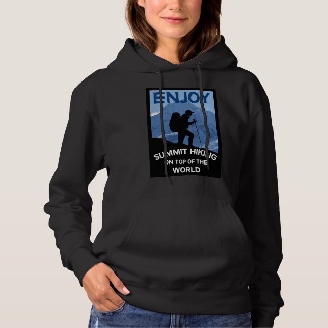 Gipfelgebirge Wandern | Trekking | Tasse Hoodie (Vorderseite)