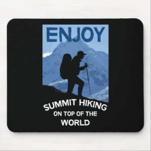 Gipfelgebirge Wandern Trekking Tasse Mousepad