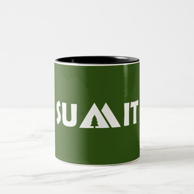 Gipfelgebirge Zweifarbige Tasse (Mittel)
