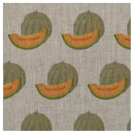 GIPFELTREFFEN CANTALOUPE MELON MOTIF STOFF