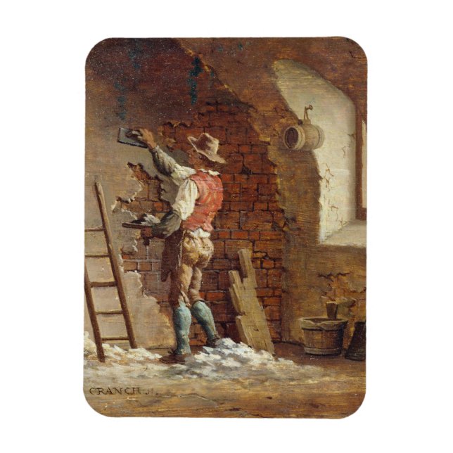 Gips, c.1807 (Öl auf Tafel) Magnet (Vertikal)