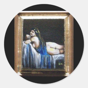 GIPSY BLUE RUNDER AUFKLEBER