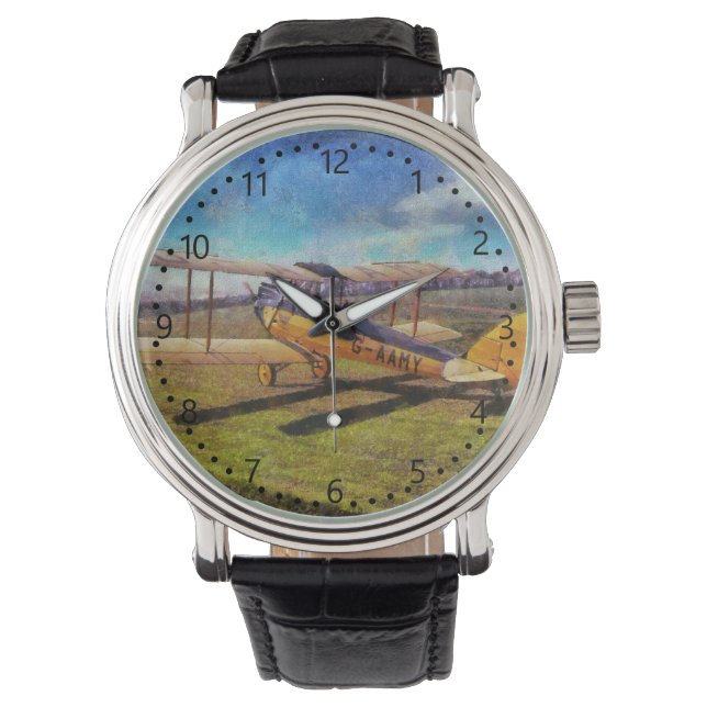 Gipsy Moth - nummeriertes Zifferblatt Armbanduhr (Vorderseite)