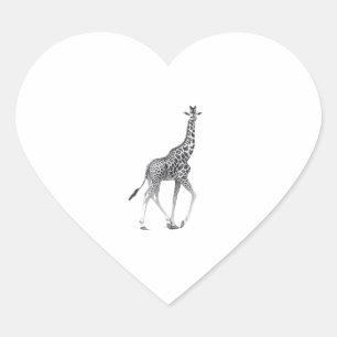 Giraaffe Essentials T-Shirt_4 Herz-Aufkleber