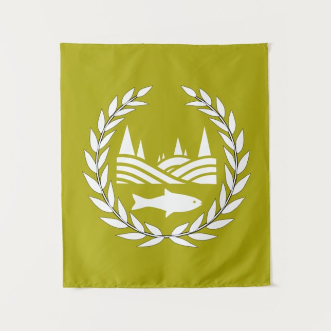 Giradan Flag - Kleines Tapestri Wandteppich (Vorderseite)