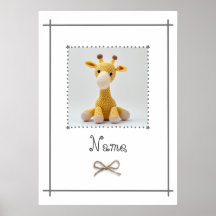 Girafe au Crochet Décoration de Pépinière Minimali