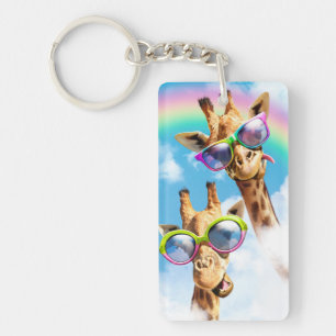 Girafe Aux Lunettes De Soleil