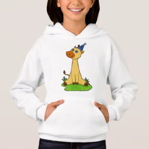 Girafe avec chapeau de fête