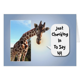 Girafe curieuse signant juste pour dire salut