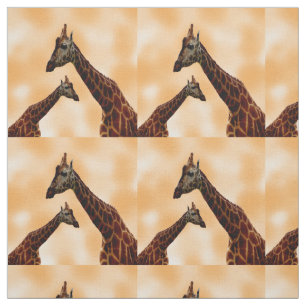Girafe Double Ennui, Tissu en Coton