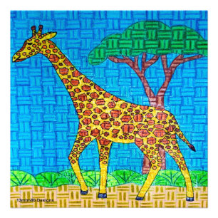 Girafe - Impression Photo