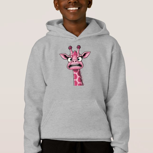 Girafe Rose Visage Acide (Devant)