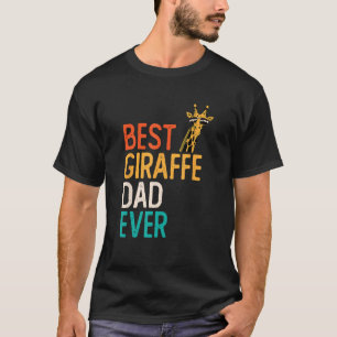 Giraff Zoo Animal Lover Funny Giraffe Pater Vater T-Shirt