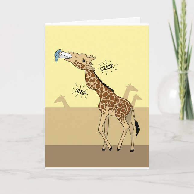 Giraffe #18 erhalten gut karte (Vorderseite)