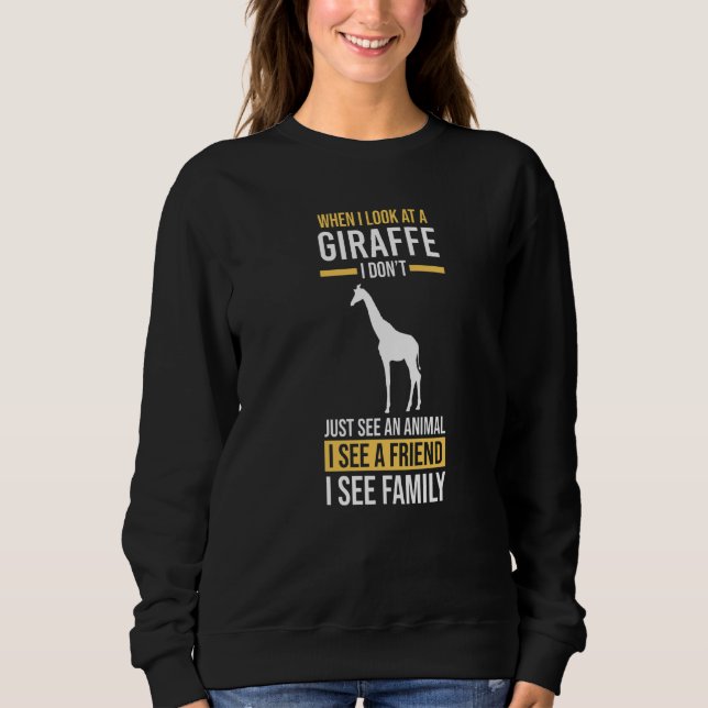 Giraffe 1 sweatshirt (Vorderseite)