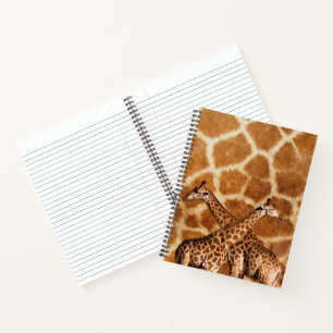 Giraffe 1A Spiralblock Notizbuch