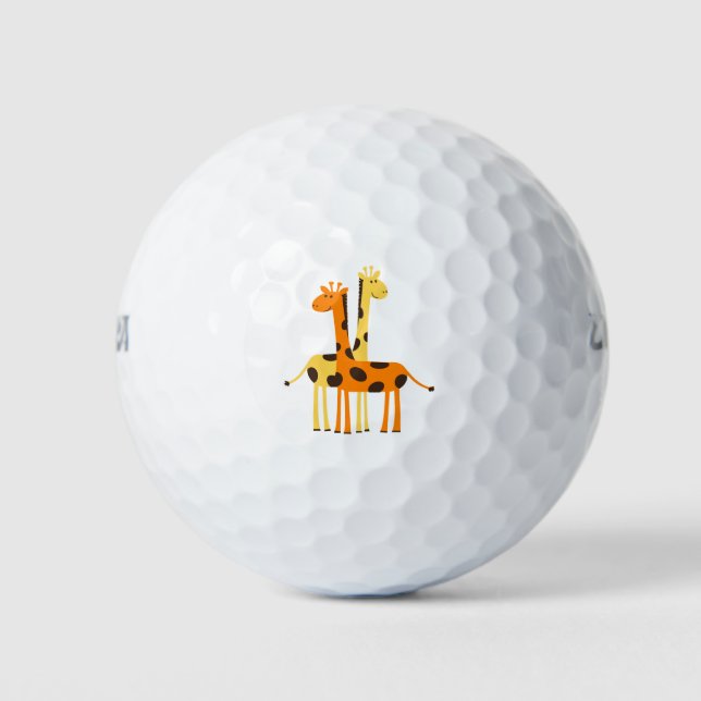 Giraffe Africa Safari Golfball (Vorderseite)