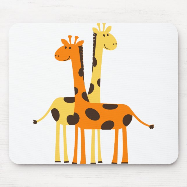 Giraffe Africa Safari Mousepad (Vorne)