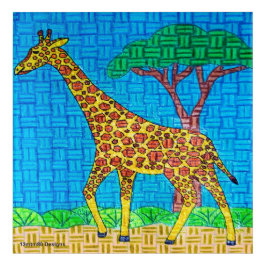Giraffe - Akrylprint Acryl Wandkunst