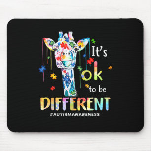 Giraffe-Akzeptanz Kinder Jungen Mädchen Es ist oka Mousepad