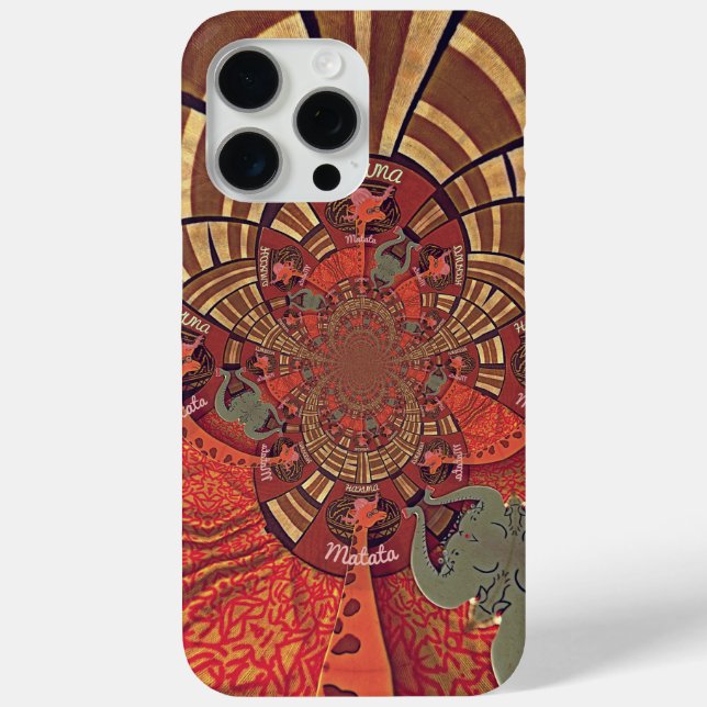 Giraffe Animal Hakuna Matata Design Case-Mate iPhone Hülle (Rückseite)