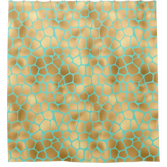 Giraffe Animal Print Duschvorhang (Vorderseite)