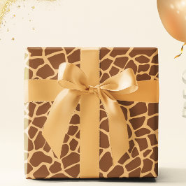 Giraffe Animal Print Safari Wild Life Geschenkpapier