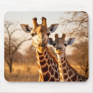 Giraffe Animal Wild Beauty Freedom Wilderness Art Mousepad
