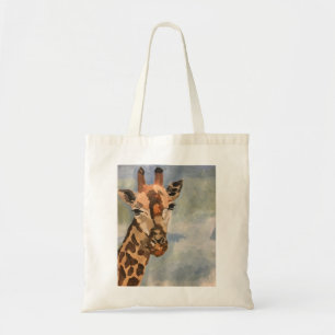 Giraffe auf Totensack Tragetasche