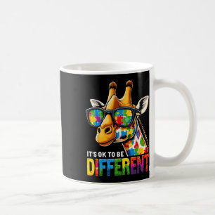 Giraffe Autismus Bewusstsein, dass sein Ok anders Kaffeetasse