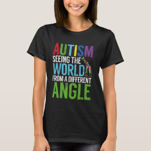 Giraffe-Autismus-Bewusstsein Neurodiversität Autis T-Shirt