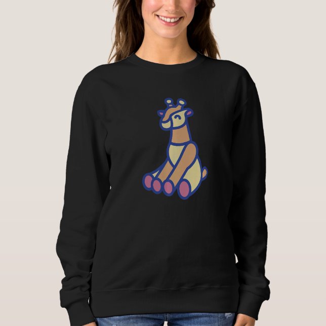 Giraffe Baby Animal  Giraffe Sweatshirt (Vorderseite)
