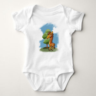 Giraffe Baby Bodysuit Baby Strampler