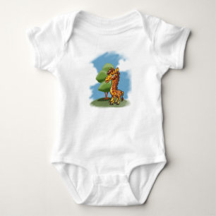 Giraffe Baby Bodysuit Strampler