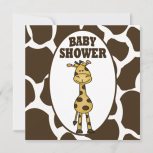 Giraffe Baby Shower Einladung