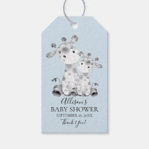 Giraffe Baby Shower Favor Geschenk Tag Geschenkanhänger