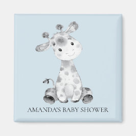 Giraffe Baby Shower Favor Magnet