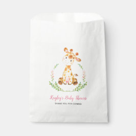 Giraffe Baby shower Favoriser Sacs Filles Personna