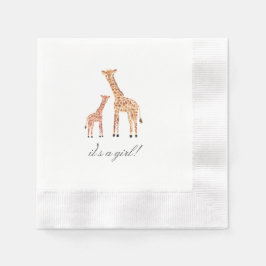 Giraffe Baby Shower Serviette