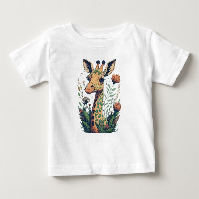 GIRAFFE BABY T-SHIRT (Vorderseite)