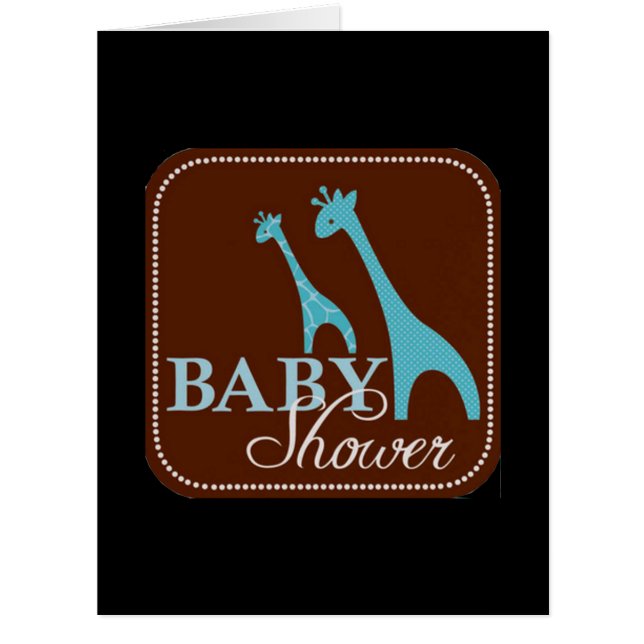 Giraffe Babydusche (Vorderseite)