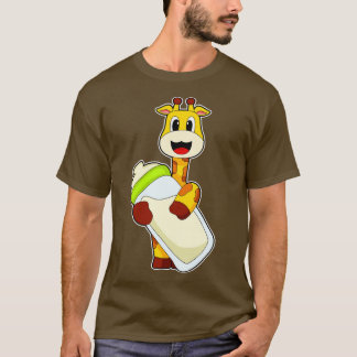 Giraffe Babyflasche Milch T-Shirt
