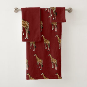 Giraffe Badhandtuch Set