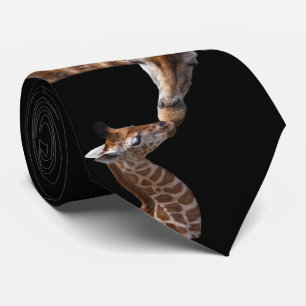 Giraffe Baisers Cravate double face