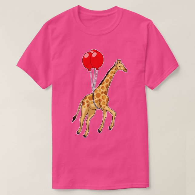 Giraffe Balloon T-Shirt (Design vorne)