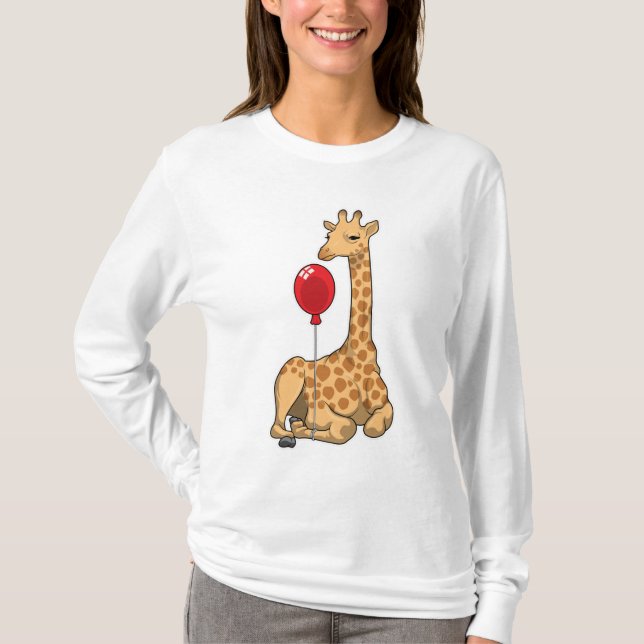 Giraffe Balloon T-Shirt (Vorderseite)