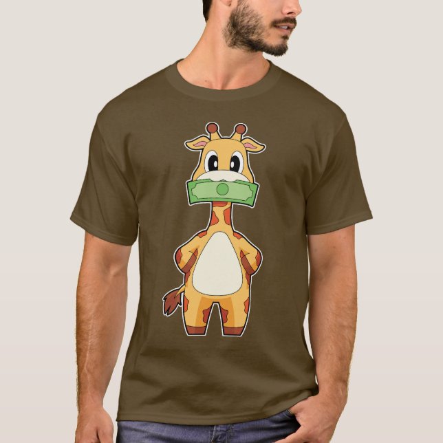 Giraffe Banknote T-Shirt (Vorderseite)