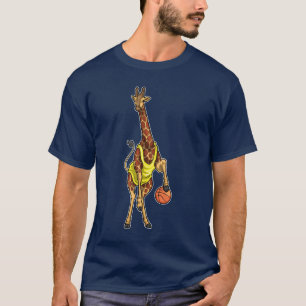 Giraffe Basketball-Spieler Basketball T-Shirt