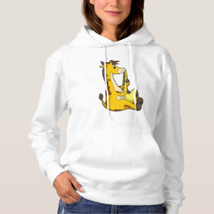Giraffe bei Musik mit Saxophone.PNG Hoodie
