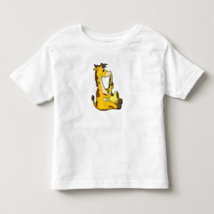 Giraffe bei Musik mit Saxophone.PNG Kleinkind T-shirt